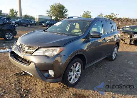 2014 Toyota Rav4 Limited z USA, uszkodzony, nr VIN 2T3DFREVXEW176842